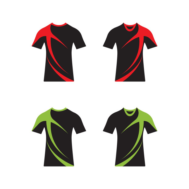 T恤矢量图标设计插图图片下载