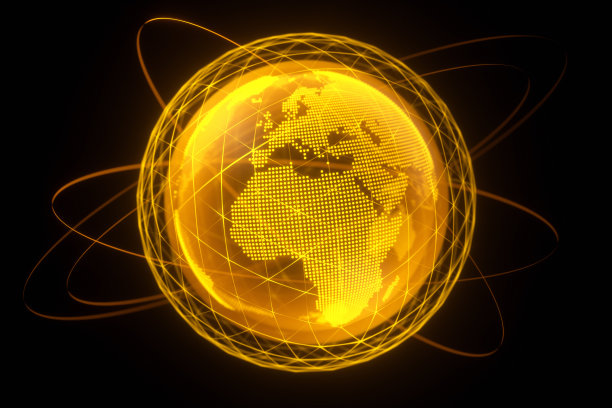 全球网络全息图图片下载