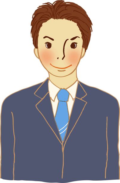 一个穿西装的年轻人。图片下载