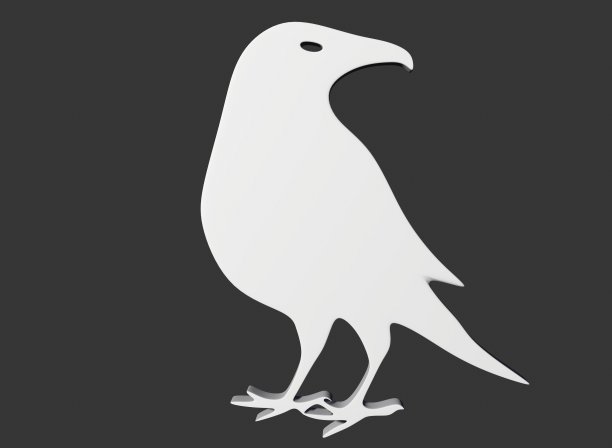 万圣节的装饰品在黑色的背景上3d渲染图片下载