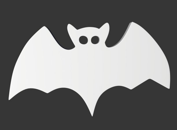 万圣节的装饰品在黑色的背景上3d渲染图片下载