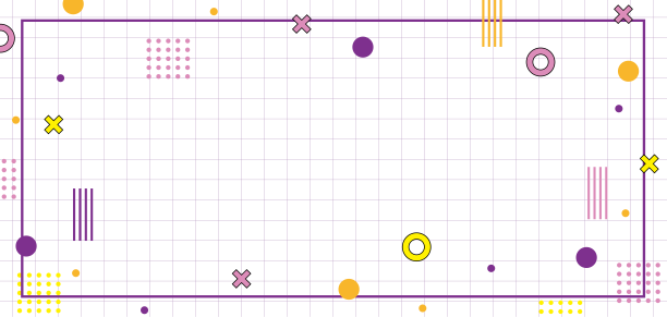 孟菲斯小清新格子背景图片下载