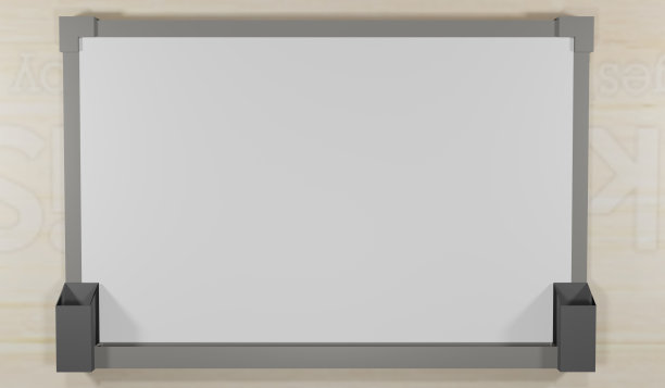 砖墙背景中的白板，用于复制空间、信息、信息、文字、广告、公告等图片下载