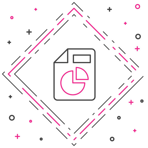 与图形图标隔离的线文档图片下载