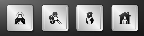 设置游客帐篷寻找金钱庇护图片下载