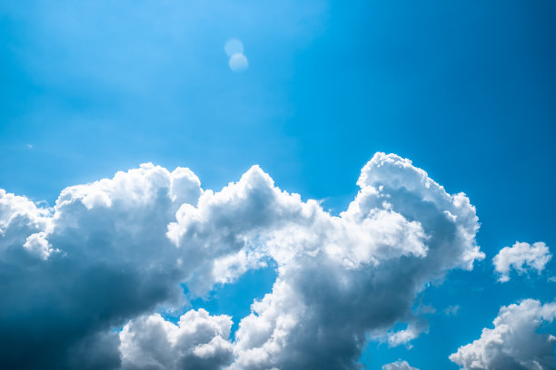 蓝天白云。天空背景图片下载