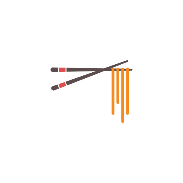 面条图标logo设计模板图片下载