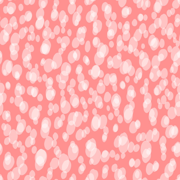 抽象手溺波尔卡圆点背景。粉红色点无缝模式与白色圆圈。为邀请，海报，卡片，传单，纺织品，织物的模板设计图片下载