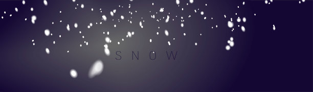 雪，雪花，黑色背景上的雪图片下载