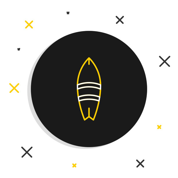 线冲浪板图标隔离在白色的背景图片下载