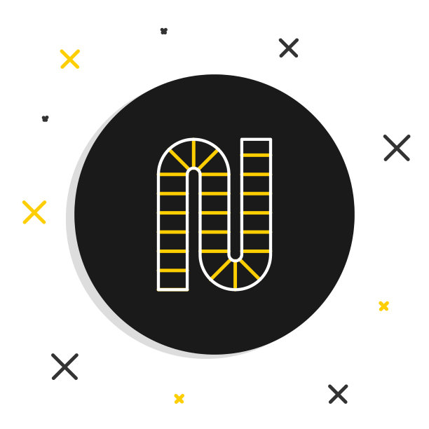 线棋盘游戏图标孤立在白色背景图片下载