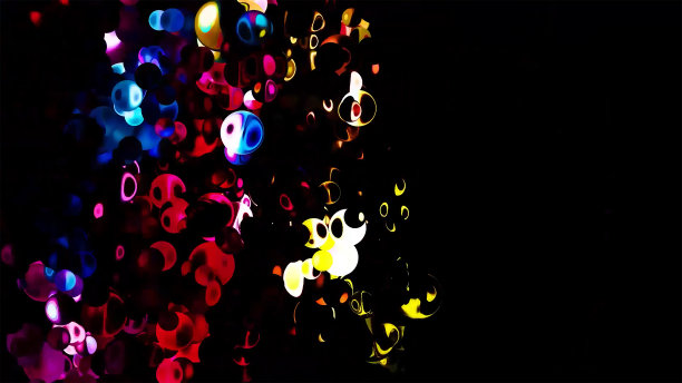 Glitter动感球体抽象背景数字渲染图片下载