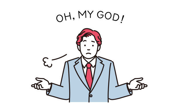 一个商人耸了耸肩，摆了一个举起手的姿势图片下载