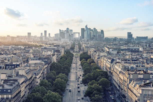 拉德芳斯，巴黎的商业区图片下载