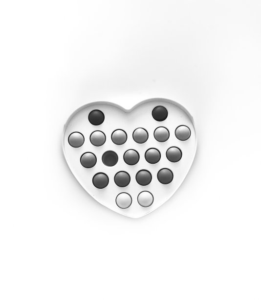 黑色和白色的pop it图片下载