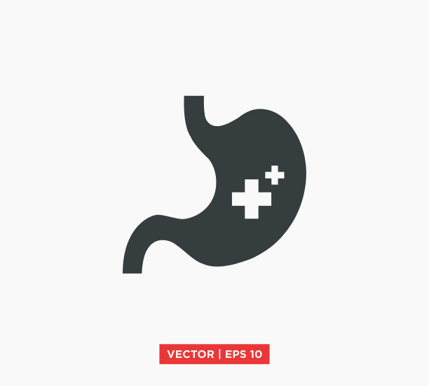 胃图标矢量插图设计编辑可调整大小EPS 10图片下载