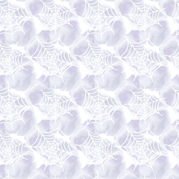 万圣节无缝图案与蜘蛛网图片下载