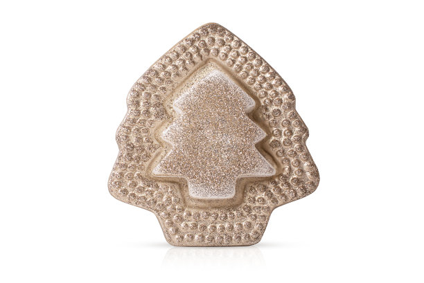 闪闪发光的人字站与微光在白色孤立的背景。圣诞节,新年图片下载