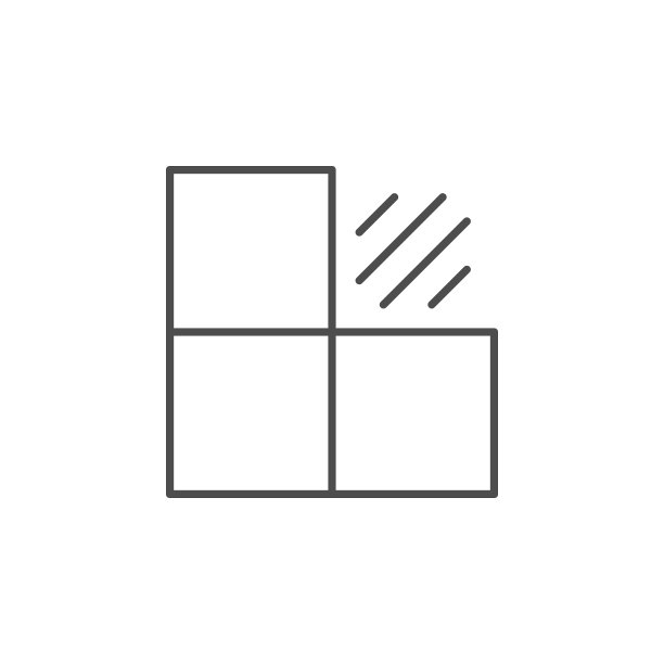 瓷砖线条轮廓图标图片下载