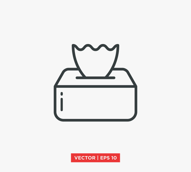 薄纸卷图标矢量插图设计编辑可调整大小EPS 10图片下载