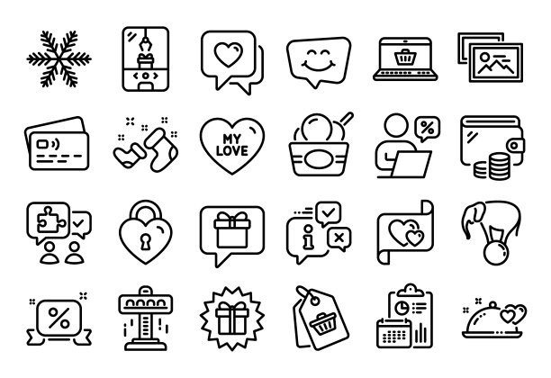 集雪花销售标签和吸引力图片下载