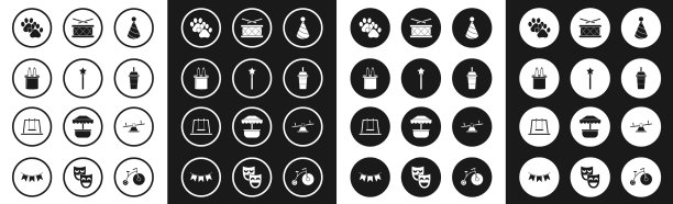 集派对帽子魔术棒魔术师兔子耳朵图片下载