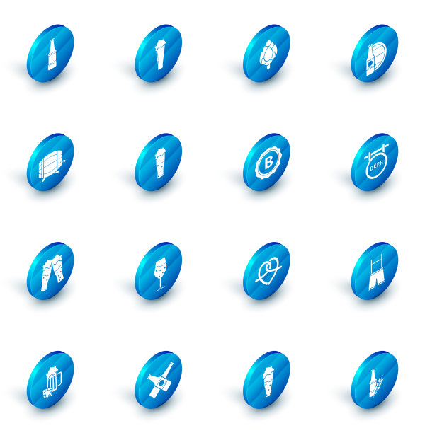 啤酒花啤酒瓶和木制套杯图片下载