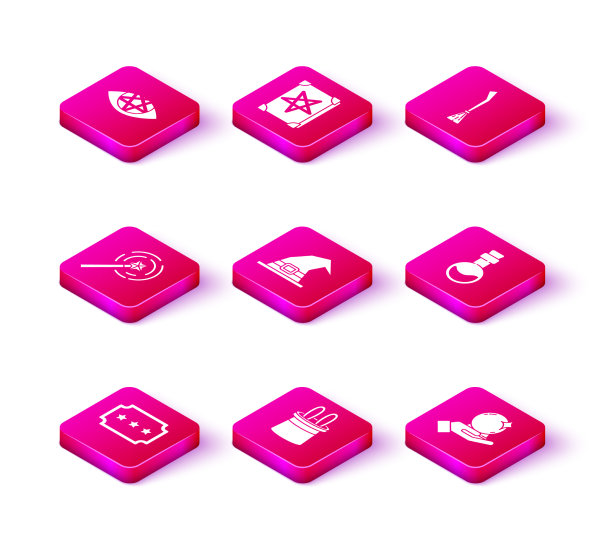 集票魔术师的帽子和兔子耳朵魔杖图片下载