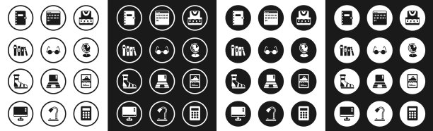 套马甲眼镜书螺旋笔记本图片下载