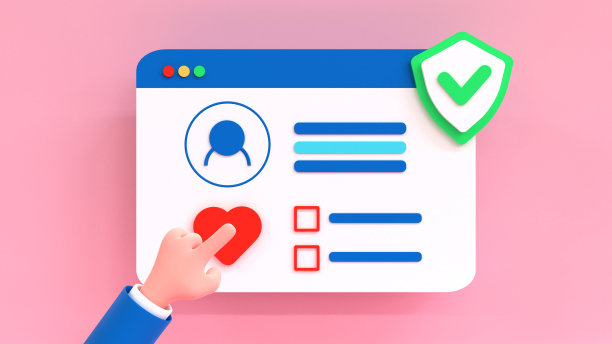 网上健康保险的概念。3 d渲染插图。图片下载