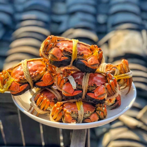 美味的阳澄湖大闸蟹图片下载