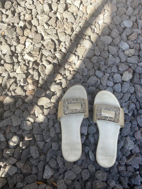 一双女凉鞋图片下载