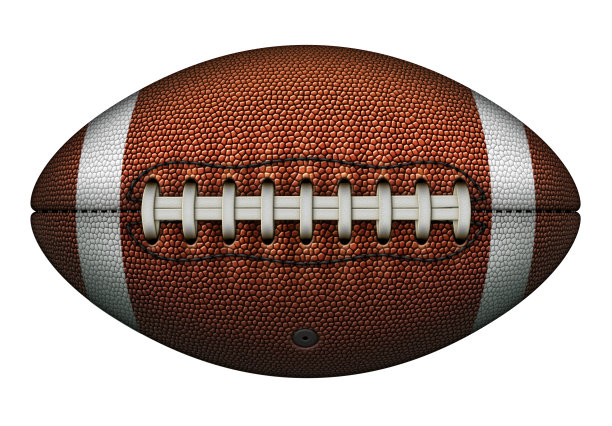 带花边的美式足球图片下载