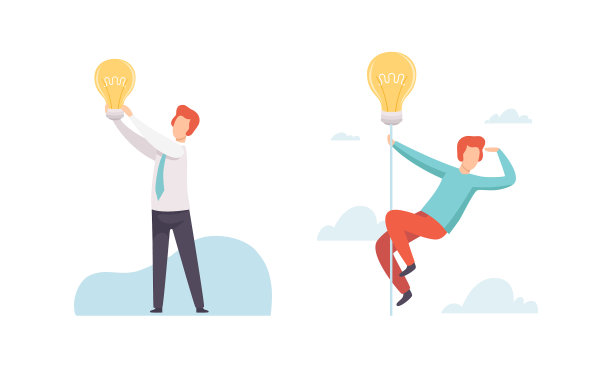 与商业人士一起寻找创意图片下载