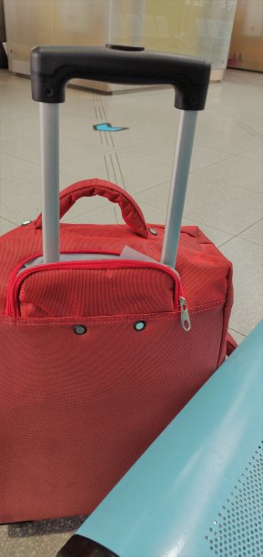 在博洛尼亚机场办理登机手续图片下载