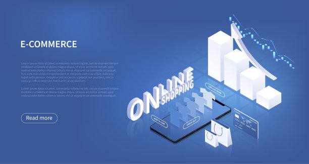 电子商务或网上购物业务增长的概念图片下载