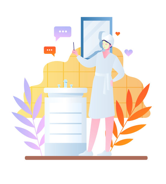 女孩开始用视频博客图片下载