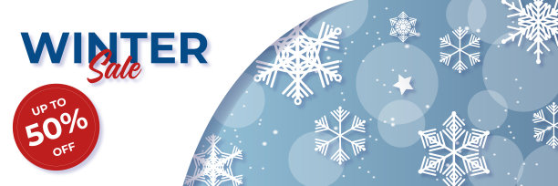 冬季圣诞大减价横幅图片下载