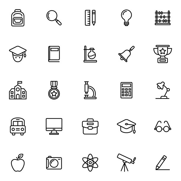 教育和学校图标图片下载