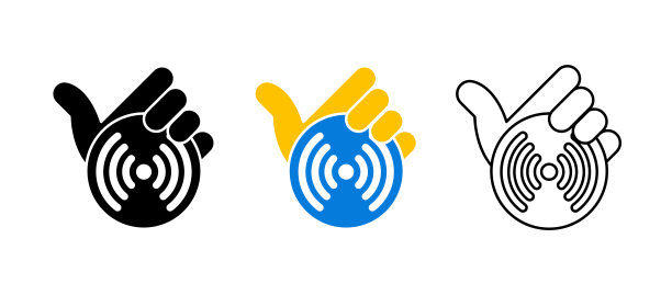 网络图标在手，无触点接入。通过设备进行支付或互联网共享。图片下载