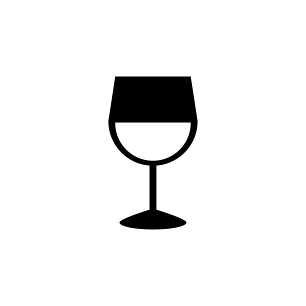 酒杯图标、酒类矢量图、玻璃杯插画图片下载