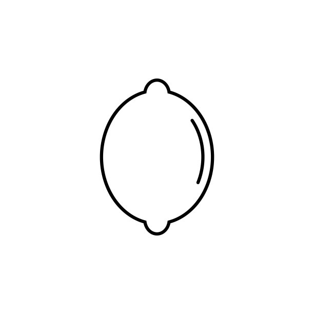 柠檬图标，维生素矢量，果汁插画图片下载