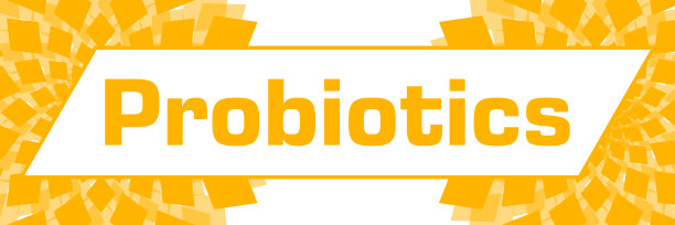 益生菌黄色圆形花左右图片下载