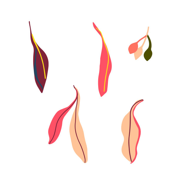 现代孤立与抽象的程式化设计图片下载