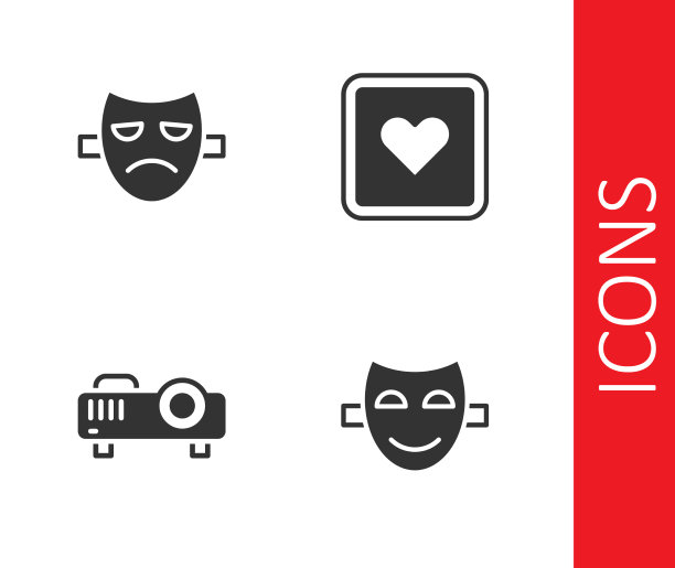 集喜剧戏剧面具戏剧电影电影图片下载