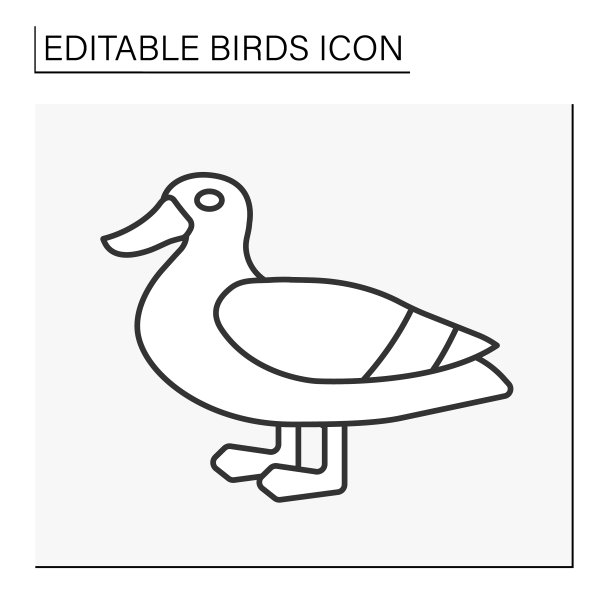 鸭行图标图片下载