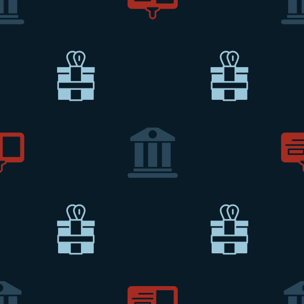 设置身份徽章，银行大楼和礼物图片下载