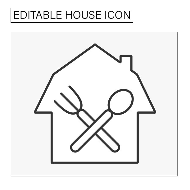 食品区线图标图片下载