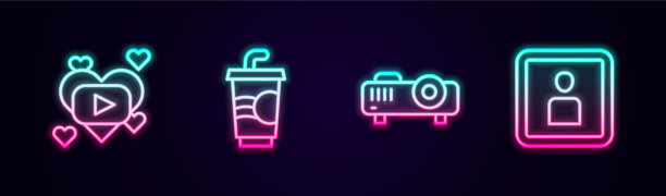 在纸玻璃上放上浪漫的电影水图片下载