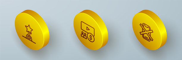 设置等距线电影奖杯电影院礼堂图片下载